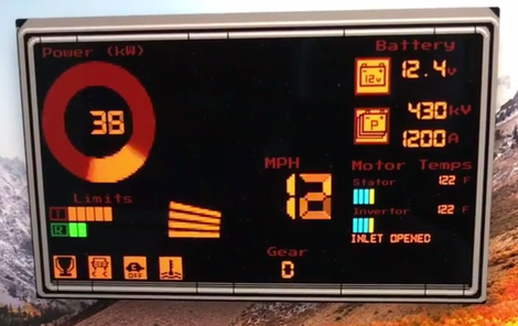 Test footage of the dashboard in action.